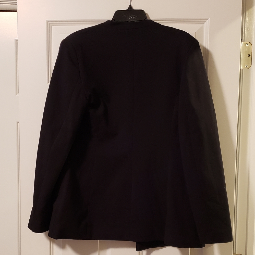 Black Collarless Jacket - image 4